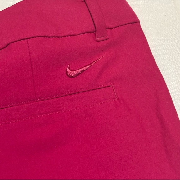 Nike Golf Women's Dri-Fit Pink Bermuda Short Size 12 - Picture 3 of 8